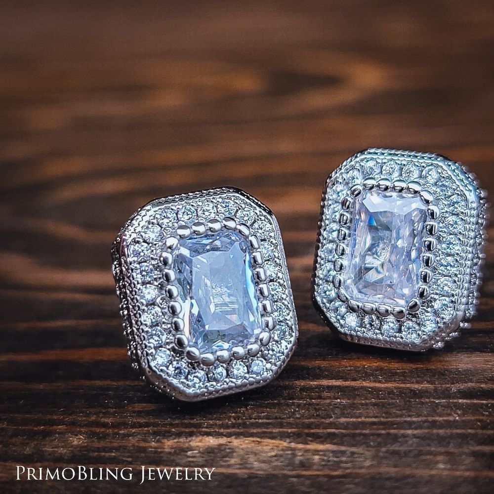 Rectangular Ice Box Earrings